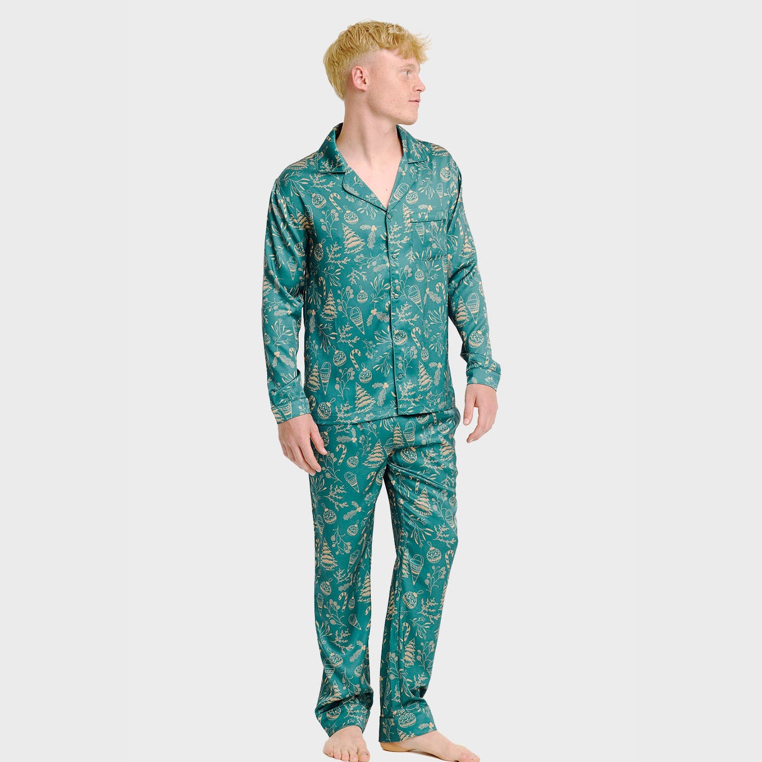 Die Begabte Satin-Pyjama - Herren